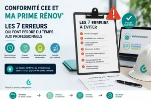 MaPrimeRénov’ et CEE : ces 7 erreurs administratives qui peuvent faire exploser les délais de vos chantiers